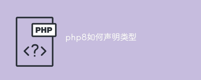 php8如何声明类型（声明.类型.php8...）