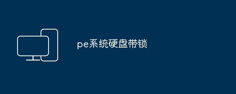 pe系统硬盘带锁（盘带.系统.pe）