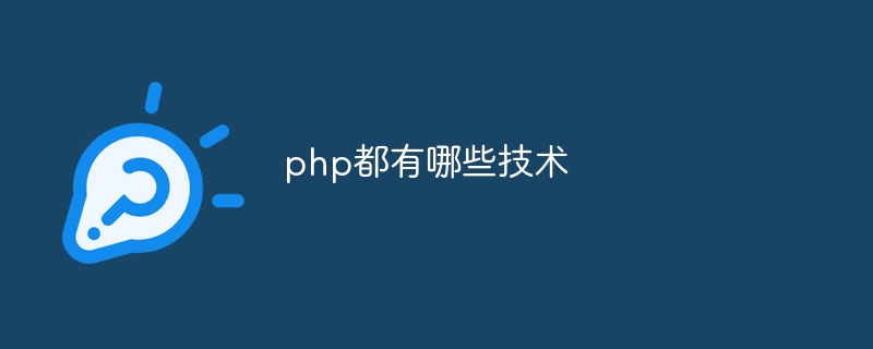 php都有哪些技术（都有哪些.技术.php...）