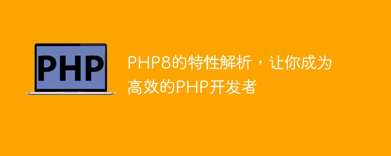 深入解析PHP8的特性，助你成为高效的PHP开发者（高效.开发者.解析.特性.PHP8...）