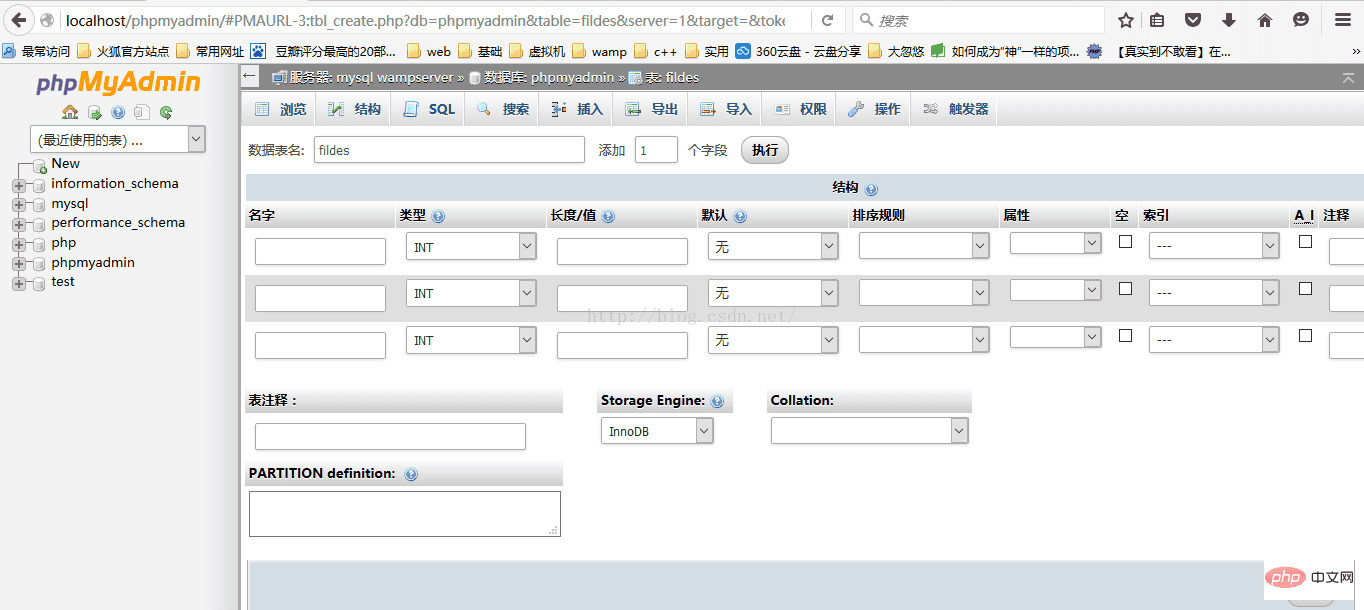 详解phpmyadmin创建表和id user自增长的设置（详解.创建.增长.设置.id...）