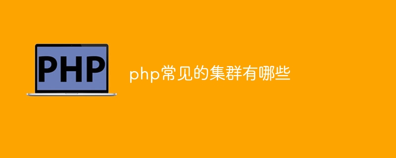 php常见的集群有哪些（集群.常见.有哪些.php...）