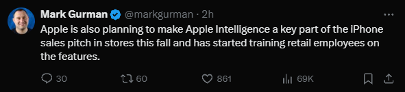 跳票至iOS 18.1上线 曝苹果AI将成iPhone 16系列宣传重点（跳票.将成.上线）