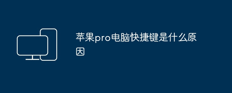苹果pro电脑快捷键是什么原因（快捷键.苹果.电脑）
