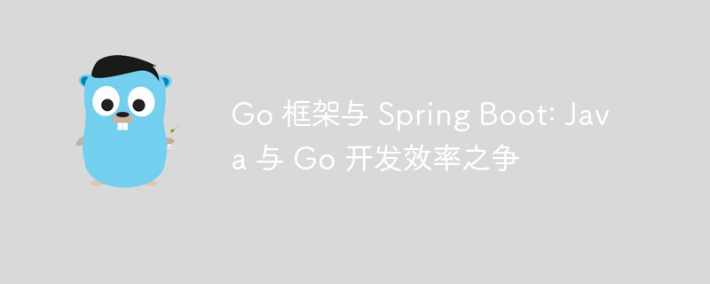 Go 框架与 Spring Boot: Java 与 Go 开发效率之争（之争.框架.效率.开发.Java...）