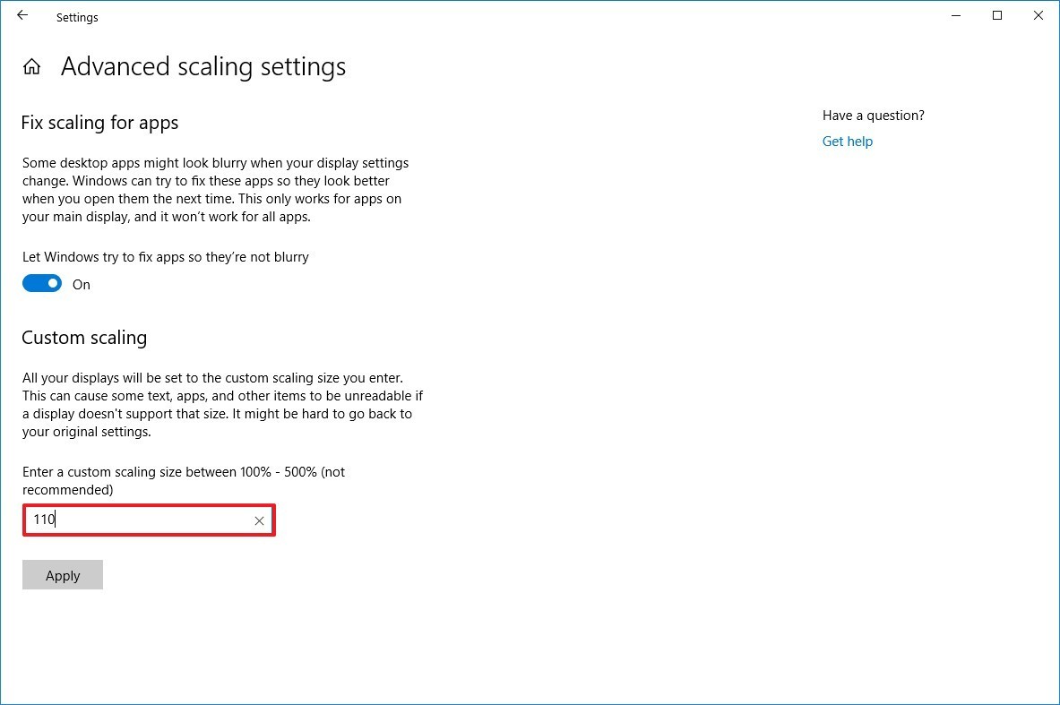 Win10系统自定义设置显示缩放怎么使用_Win10系统自定义设置显示缩放使用方法（自定义.缩放.设置）