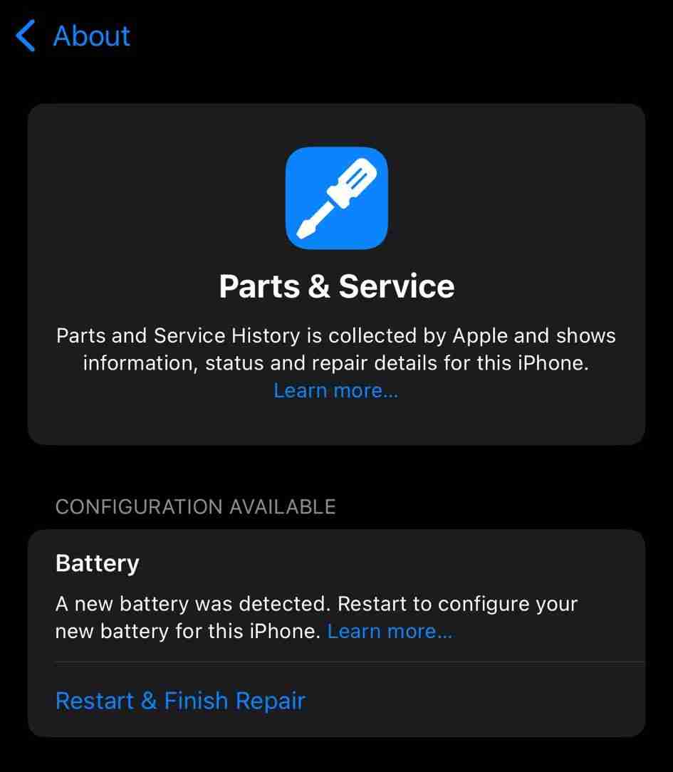 iOS 18 将上线“维修助手”，用于配置苹果正品 iPhone 替换零件（替换.正品.零件）