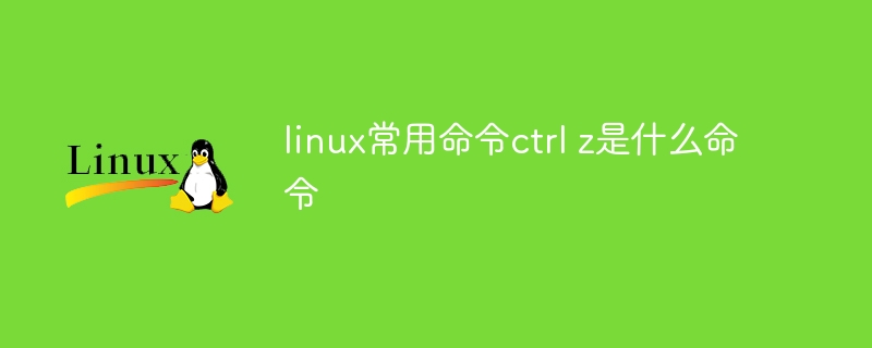 linux常用命令ctrl z是什么命令（命令.常用命令.linux.ctrl...）