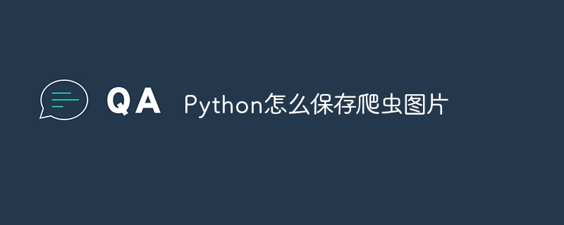 Python怎么保存爬虫图片（爬虫.保存.图片.Python...）