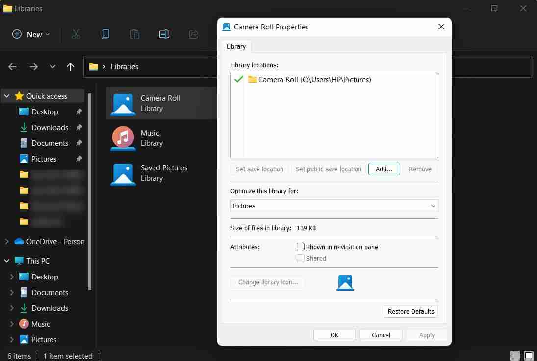 修复Windows相机应用程序无法保存照片或视频（应用程序.修复.保存）