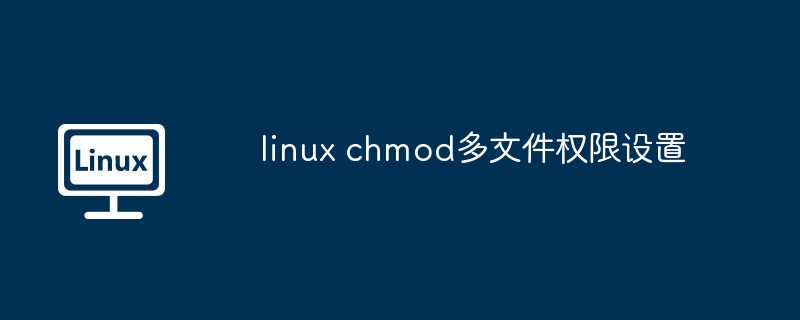 linux chmod多文件权限设置（权限.设置.文件）
