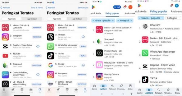 AI美发功能走红美图秀秀拿下越南App Store和Google Play摄影榜榜首（越南.走红.美图）