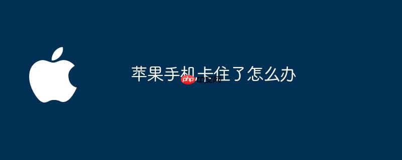 苹果手机卡住了怎么办（卡住了.苹果.手机）