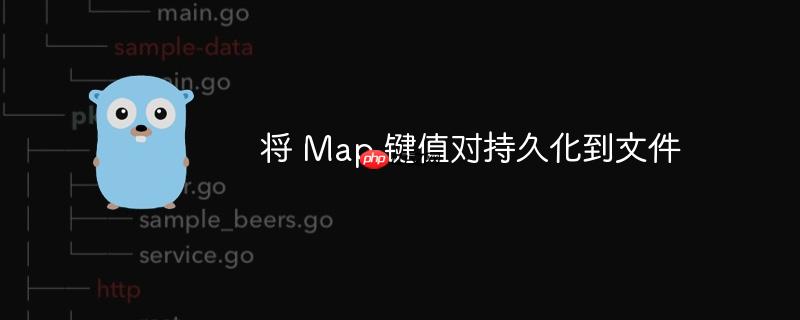 将 Map 键值对持久化到文件（键值.持久.文件.Map...）