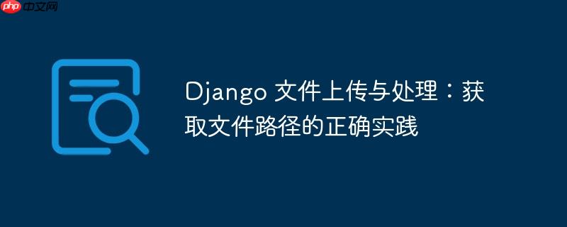 Django 文件上传与处理：获取文件路径的正确实践
