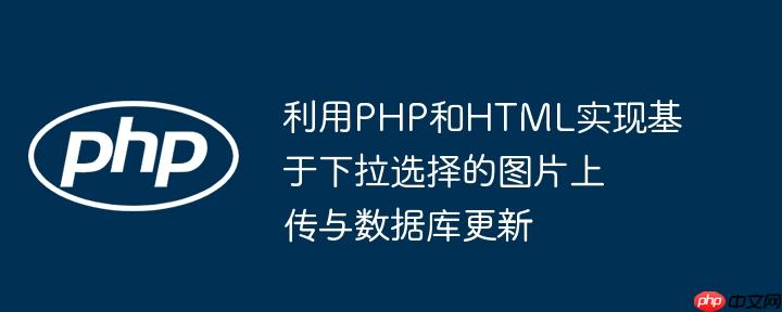 利用PHP和HTML实现基于下拉选择的图片上传与数据库更新（下拉.图片上传.利用.数据库.选择...）