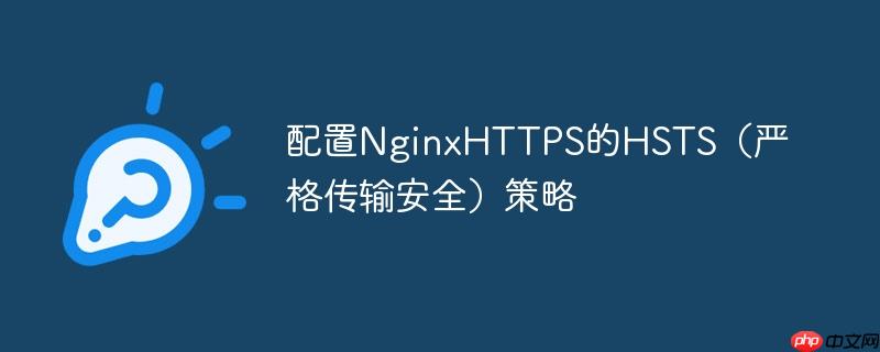 配置NginxHTTPS的HSTS(严格传输安全)策略(传输.策略.配置.HSTS.NginxHTTPS...)