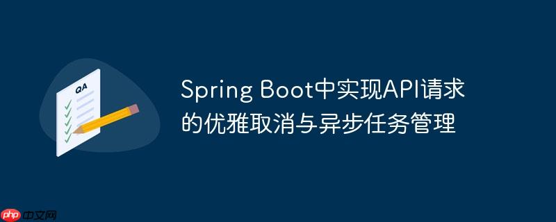 Spring Boot中实现API请求的优雅取消与异步任务管理(请求.优雅.取消.管理.Spring...)