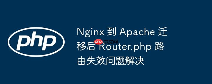Nginx 到 Apache 迁移后 Router.php 路由失效问题解决(路由.迁移.失效.解决.Nginx...)