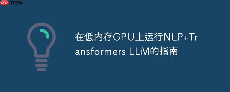 在低内存GPU上运行NLP+Transformers LLM的指南(内存.运行.指南.GPU.NLP...)