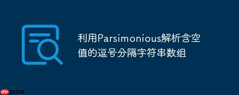 利用Parsimonious解析含空值的逗号分隔字符串数组(逗号.数组.字符串.分隔.解析...)