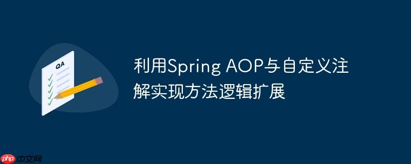 利用Spring AOP与自定义注解实现方法逻辑扩展