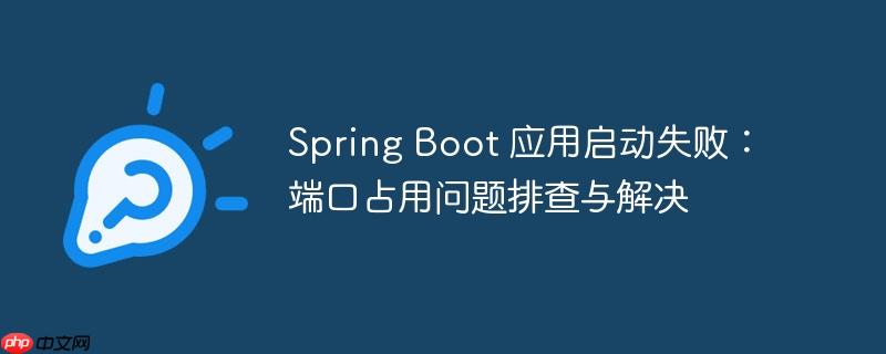 Spring Boot 应用启动失败:端口占用问题排查与解决(排查.端口.占用.失败.启动...)