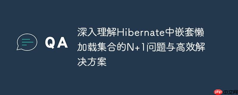 深入理解Hibernate中嵌套懒加载集合的N+1问题与高效解决方案