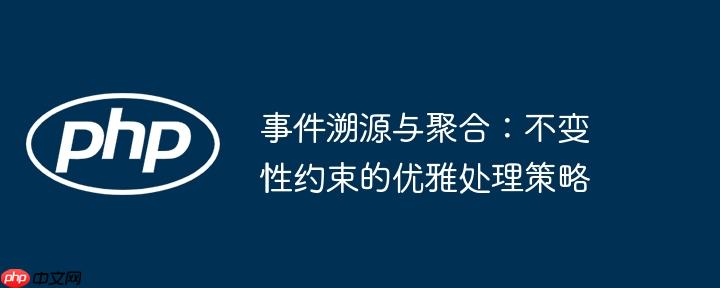 事件溯源与聚合:不变性约束的优雅处理策略(溯源.约束.聚合.优雅.策略...)