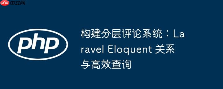 构建分层评论系统:Laravel Eloquent 关系与高效查询