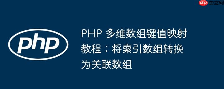 PHP 多维数组键值映射教程:将索引数组转换为关联数组(数组.多维.映射.转换为.键值...)