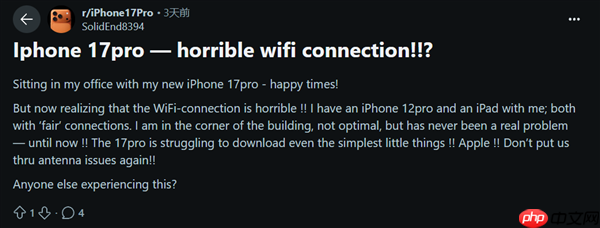 首发自研N1无线芯片 iPhone 17系列/Air被曝Wi-Fi定期断连(首发.定期.芯片)