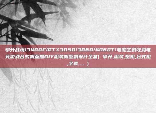 攀升战境13400F/RTX3050/3060/4060Ti电脑主机吃鸡电竞游戏台式机直播DIY组装机整机设计全套( 攀升,组装,整机,台式机,全套.... )