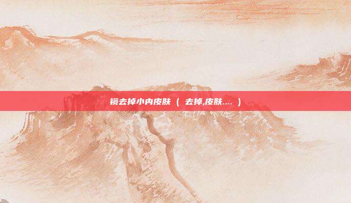 镜去掉小内皮肤 ( 去掉,皮肤.... )