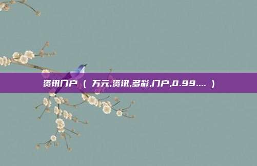 资讯门户 ( 万元,资讯,多彩,门户,0.99.... )