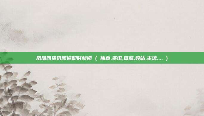 凤凰网资讯频道即时新闻 ( 体育,资讯,凤凰,好站,主流.... )
