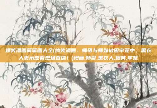 爆笑漫画简笔画大全(搞笑漫画：师哥与师妹被困牢笼中，黑衣人表示想看现场直播！)漫画,师哥,黑衣人,爆笑,牢笼