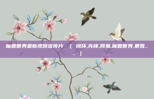 魔兽世界最新视频宣传片 （ 闭环,先锋,网易,魔兽世界,暴雪.... ）
