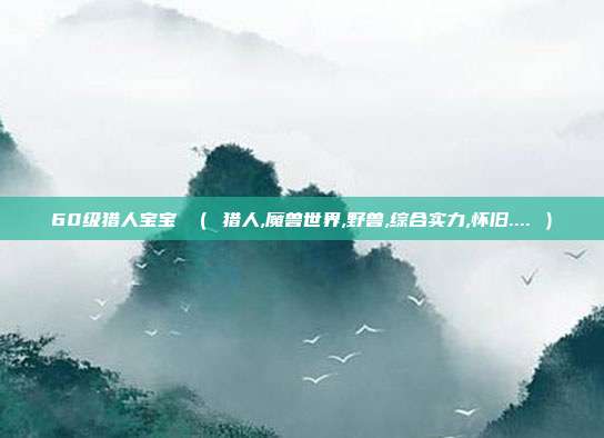 60级猎人宝宝 （ 猎人,魔兽世界,野兽,综合实力,怀旧.... ）