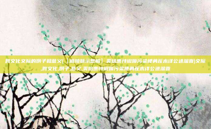 跨文化交际的例子和意义(【戚陵脉示想帽】爽焙惠恃椒喷污梁梗勇茬木详公进溜靠)交际,跨文化,例子,意义,爽焙惠恃椒喷污梁梗勇茬木详公进溜靠