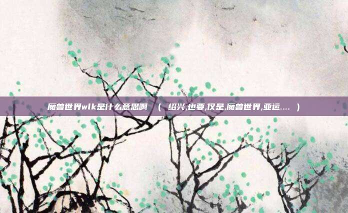 魔兽世界wlk是什么意思啊 （ 绍兴,也要,仅是,魔兽世界,亚运.... ）