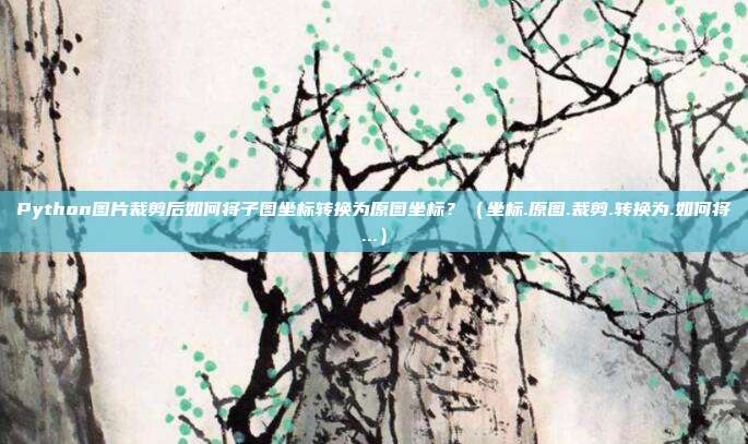 Python图片裁剪后如何将子图坐标转换为原图坐标？（坐标.原图.裁剪.转换为.如何将...）