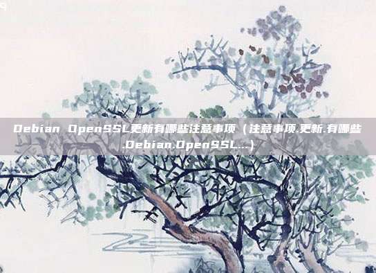Debian OpenSSL更新有哪些注意事项（注意事项.更新.有哪些.Debian.OpenSSL...）