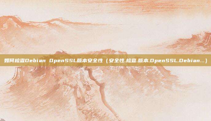 如何检查Debian OpenSSL版本安全性（安全性.检查.版本.OpenSSL.Debian...）