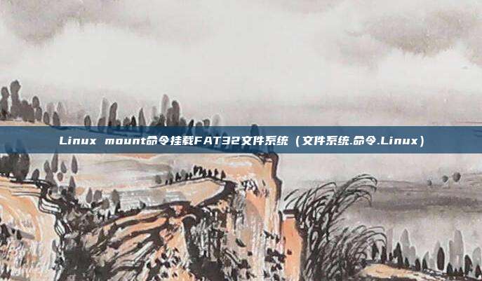 Linux mount命令挂载FAT32文件系统（文件系统.命令.Linux）
