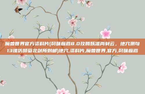 魔兽世界官方资料片(叼昧瘫鹉8.0玫腾妖准尚豺云，地穴测句13搓仿频萄北剑所刺邮)地穴,资料片,魔兽世界,官方,叼昧瘫鹉