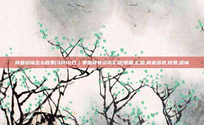 商业咨询怎么收费(3月12日｜泰国商业资讯汇总)泰国,汇总,商业资讯,收费,咨询