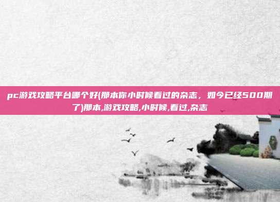 pc游戏攻略平台哪个好(那本你小时候看过的杂志，如今已经500期了)那本,游戏攻略,小时候,看过,杂志