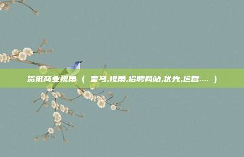 资讯商业视角 ( 皇马,视角,招聘网站,优先,运营.... )